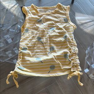 Monica + Andy top. Size 3T. Rouched sides